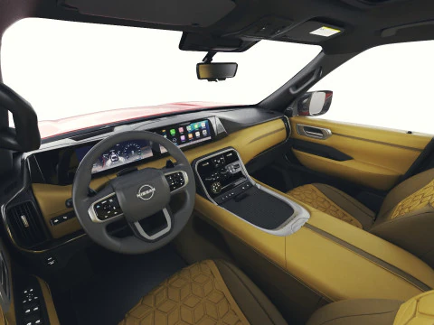 Nissan Patrol and Armada 2025 with interior 3D Model