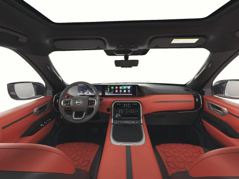 Nissan Patrol and Armada 2025 with interior 3D Model