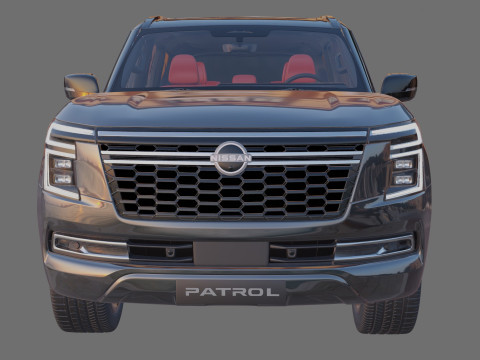 Nissan Patrol and Armada 2025 with interior 3D 모델