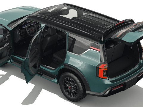 Nissan Armada PRO-4X 2025 with interior 3D Model