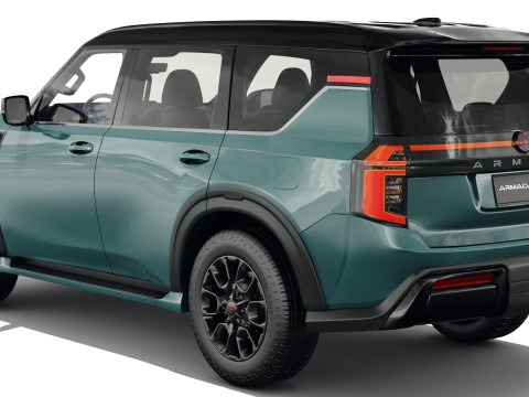 Nissan Armada PRO-4X 2025 with interior 3D Model