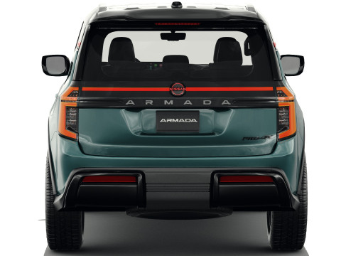 Nissan Armada PRO-4X 2025 with interior 3D Model