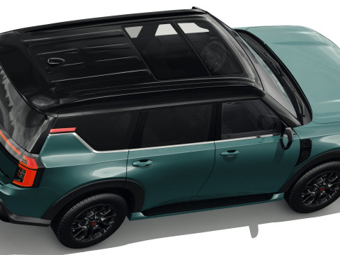 Nissan Armada PRO-4X 2025 with interior 3D Model