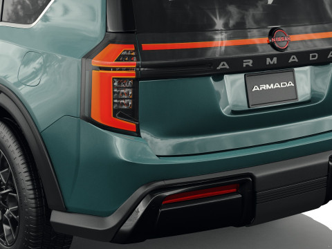 Nissan Armada PRO-4X 2025 with interior 3D Model