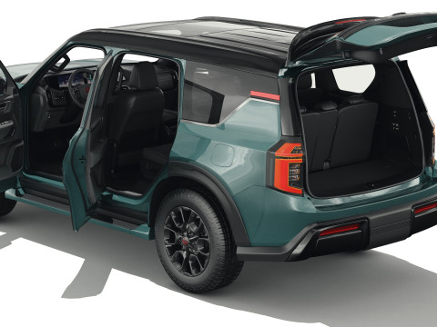 Nissan Armada PRO-4X 2025 with interior 3D Model