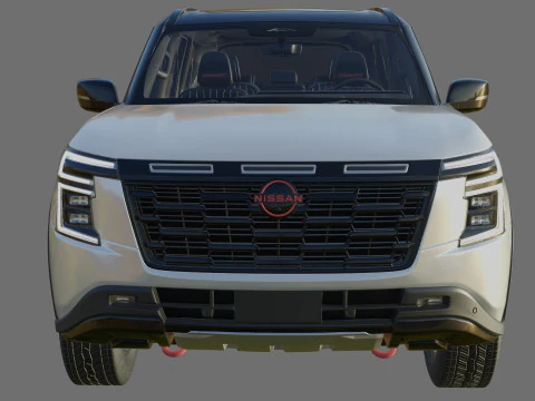 Nissan Armada PRO-4X 2025 with interior 3D Model
