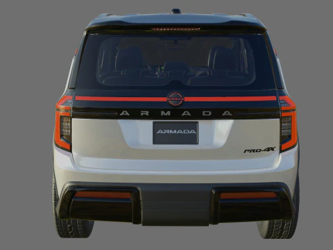 Nissan Armada PRO-4X 2025 with interior 3D Model