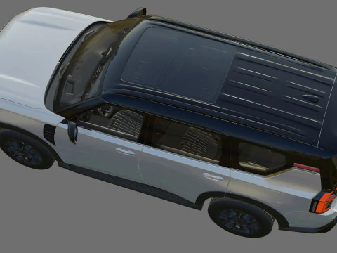 Nissan Armada PRO-4X 2025 with interior 3D Model