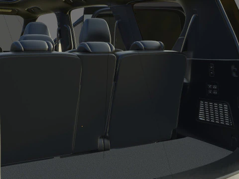 Nissan Armada PRO-4X 2025 with interior 3D Model