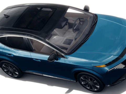 Nissan Murano 2025 with interior 3D Model