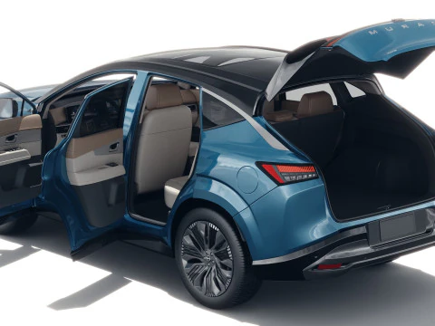 Nissan Murano 2025 with interior 3D Model