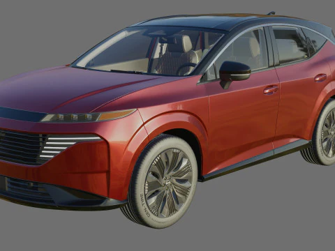 Nissan Murano 2025 with interior 3D Model
