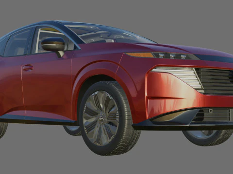 Nissan Murano 2025 with interior 3D Model