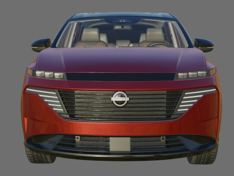 Nissan Murano 2025 with interior 3D Модель