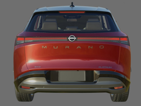 Nissan Murano 2025 with interior 3D Модель