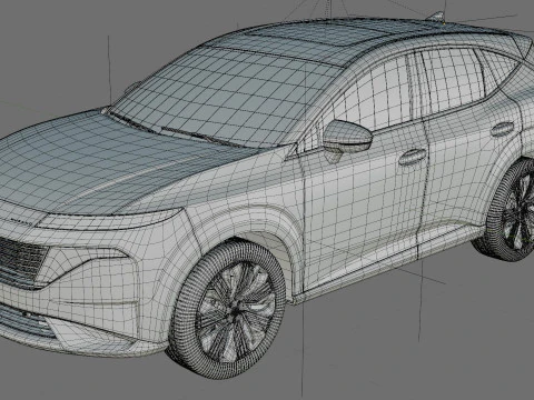 Nissan Murano 2025 with interior 3D Model