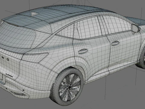 Nissan Murano 2025 with interior 3D Model