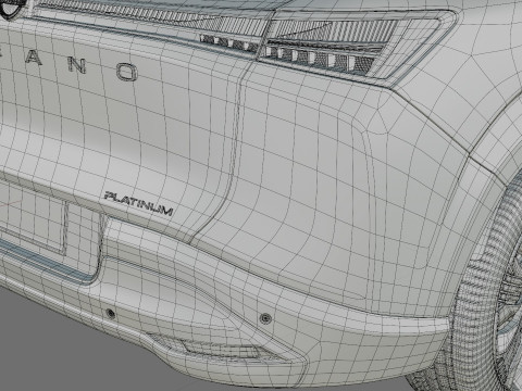 Nissan Murano 2025 with interior 3D Модель