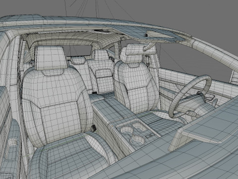 Nissan Murano 2025 with interior 3D Модель