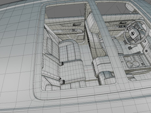 Nissan Murano 2025 with interior 3D Модель