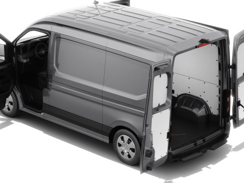 Nissan Interstar Van L2H2 2024 with interior 3D Model