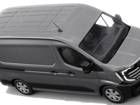 Nissan Interstar Van L2H2 2024 with interior 3D Model