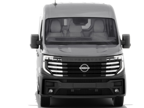 Nissan Interstar Van L2H2 2024 with interior 3D Model