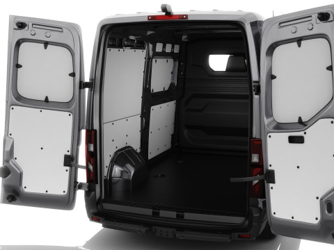 Nissan Interstar Van L2H2 2024 with interior 3D Model