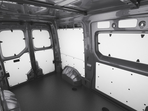 Nissan Interstar Van L2H2 2024 with interior 3D Model