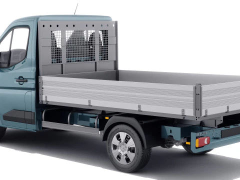 Nissan Interstar pick-up 2024 with interior 3D Model