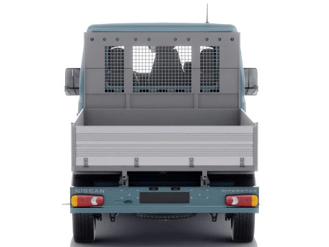 Nissan Interstar pick-up 2024 with interior 3D Model