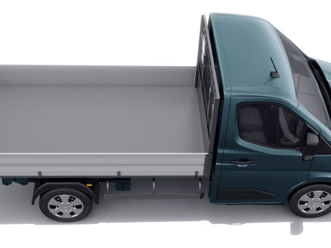 Nissan Interstar pick-up 2024 with interior Modelo 3D