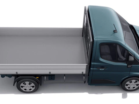 Nissan Interstar pick-up 2024 with interior 3D Model