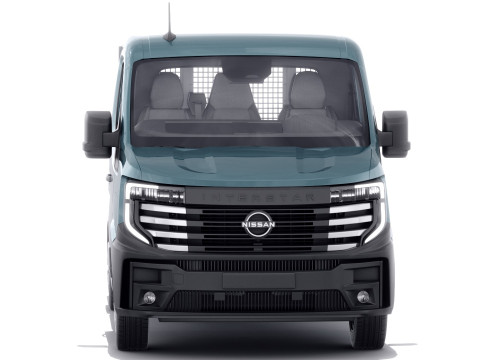Nissan Interstar pick-up 2024 with interior Modelo 3D