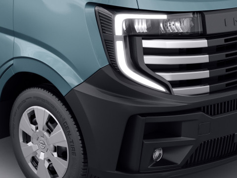 Nissan Interstar pick-up 2024 with interior Modelo 3D