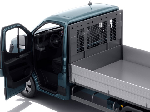 Nissan Interstar pick-up 2024 with interior Modelo 3D