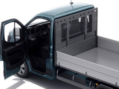Nissan Interstar pick-up 2024 with interior 3D Model