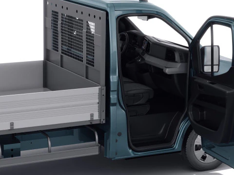 Nissan Interstar pick-up 2024 with interior 3D Model