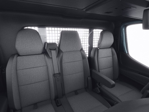 Nissan Interstar pick-up 2024 with interior Modelo 3D