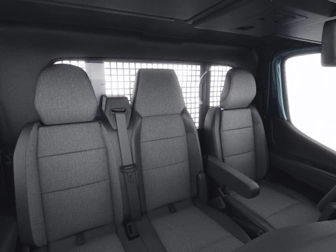 Nissan Interstar pick-up 2024 with interior 3D Model