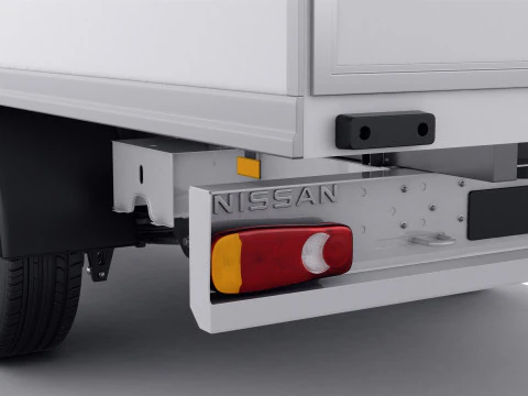Nissan Interstar Box Truck 2024 with interior 3D Model