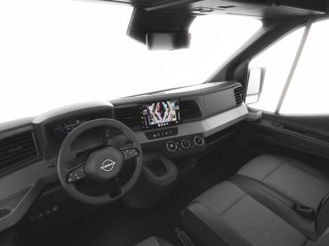 Nissan Interstar Box Truck 2024 with interior 3D मॉडल