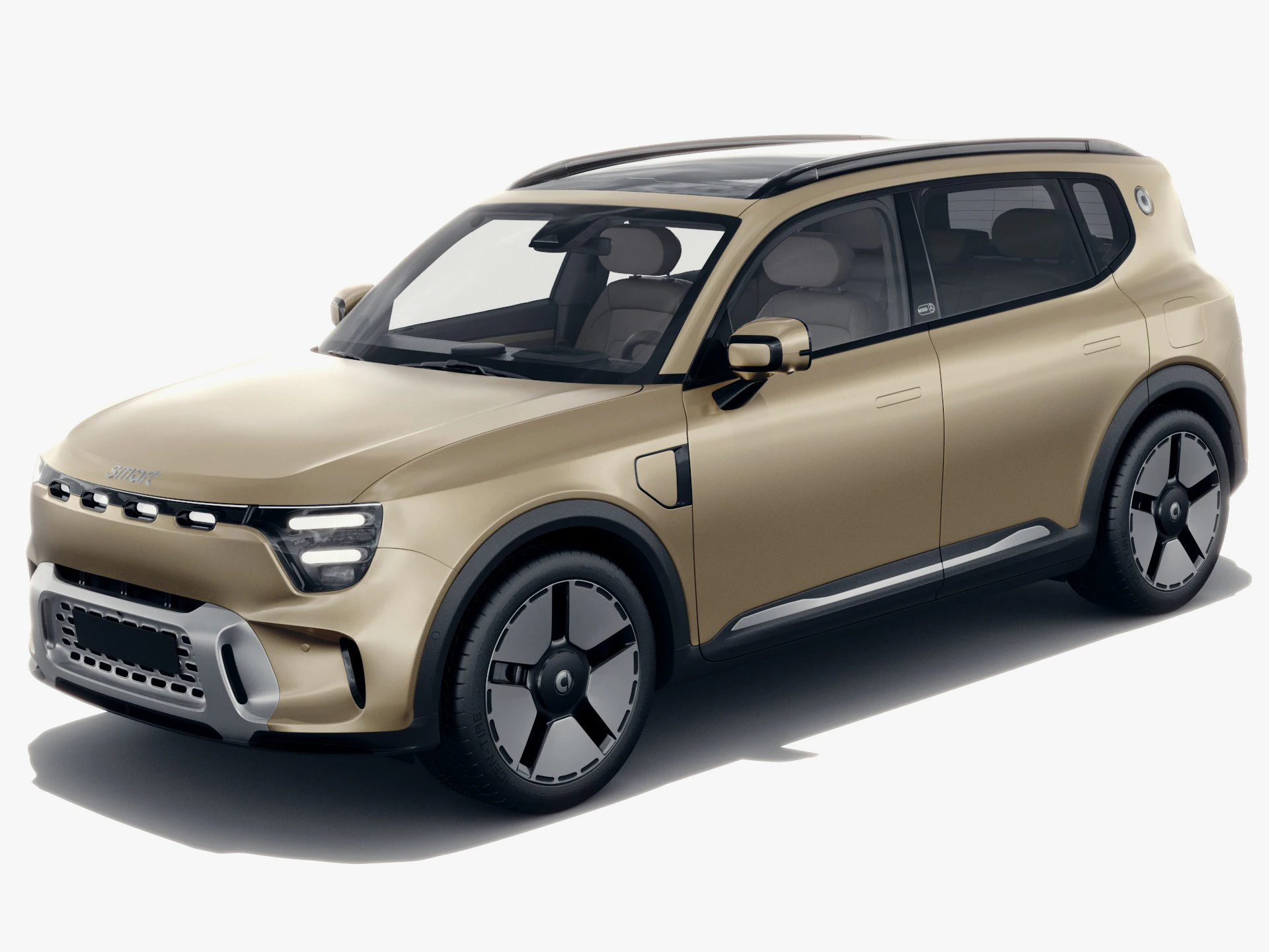 Smart 5 2025 with interior 3D Model .c4d .max .obj .3ds .fbx .stl .blend