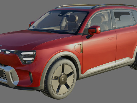 Smart 5 2025 with interior Modelo 3D