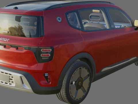 Smart 5 2025 with interior 3D Model