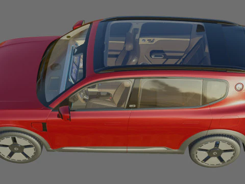Smart 5 2025 with interior 3D Model