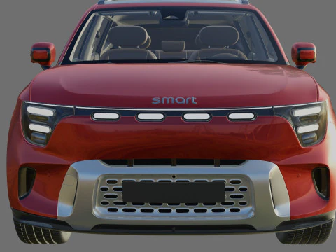Smart 5 2025 with interior 3D Model