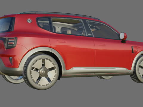 Smart 5 2025 with interior Modelo 3D