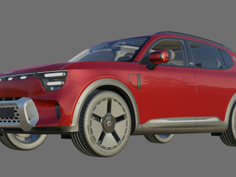 Smart 5 2025 with interior Modelo 3D