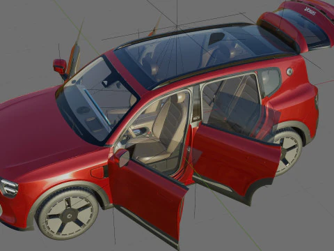 Smart 5 2025 with interior 3D Model
